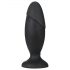 Anal Adventures Platinum Rocket - Large Anal Plug (Black)