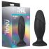 Anal Adventures Platinum Rocket - Large Anal Plug (Black)