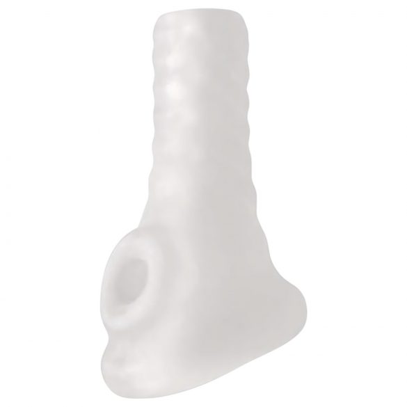 Perfect Fit Breeder - Open Penis Sleeve (10 cm) - Milky White 