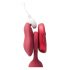 Platanomelón Mobi - Wireless Vibrator Set with Batteries - 2 Piece (Red) 