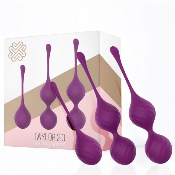 Ross Taylor 2.0 - 3-Piece Kegel Ball Set (Purple) 