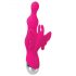 Evolved - beaded vibrator with clitoral arm (pink)