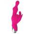 Evolved - beaded vibrator with clitoral arm (pink)