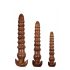 Evolved Twisted Love - Anal Dildo Set (Brown) 