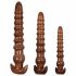 Evolved Twisted Love - Anal Dildo Set (Brown) 