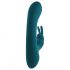 Playboy Rabbit - Rechargeable, Waterproof Clitoral Vibrator (Turquoise) 