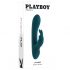 Playboy Rabbit - Rechargeable, Waterproof Clitoral Vibrator (Turquoise) 