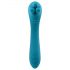 Evolved Heads or Tails - Rechargeable Double-Ended Vibrator (Blue)