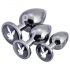 Playboy - Anal Plug Set - 3 Pieces (Silver)