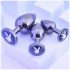 Playboy - Anal Plug Set - 3 Pieces (Silver)