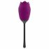 Playboy - Waterproof, Rechargeable, Tongue Rose Vibrator (Purple)