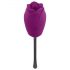 Playboy - Waterproof, Rechargeable, Tongue Rose Vibrator (Purple)