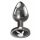 Playboy Tux - Small Anal Dildo (Silver) 