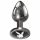 Playboy Tux - Small Anal Dildo (Silver) 