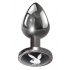 Playboy Tux - Small Anal Dildo (Silver) 