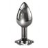 Playboy Tux - Small Anal Dildo (Silver) 