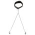 Sei Mio - Collar with Nipple Clamps (Black)