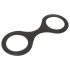 Sei Mio - Silicone Handcuffs - M (Black)