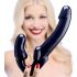 Strap U Revolver - Strapless Strap-On Dildo (Black) 