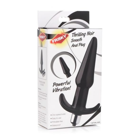 Frisky Smooth - Anal Vibrator (Black) 