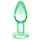 Booty Sparks Glow in the Dark S - glass anal dildo (translucent)