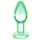 Glow in the Dark Glass Anal Dildo M - Transparent 