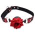 Master Series - Rose Silicone Gag (Red-Black) 