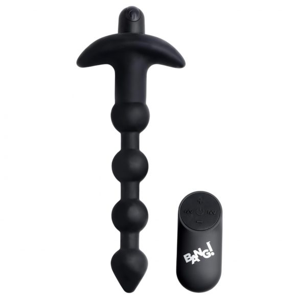 Bang! - Rechargeable Radio-Controlled Anal Vibrator (Black) 