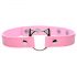 Master Series Kinky Kitty Collar with Cat Ear Ring (Pink) 