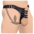 Strict - Male Chastity Belt with Anal Dildo (Black)