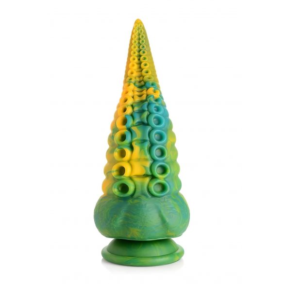 Octopus Tentacle Dildo - 22cm (Yellow-Green) 