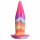 Rainbow Glow Silicone Dildo - 21cm 