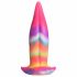 Rainbow Glow Silicone Dildo - 21cm 