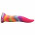 Rainbow Glow Silicone Dildo - 21cm 