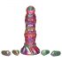 Larva Ovipositor Dildo with Eggs (Rainbow) 