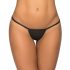 Mapale - Shiny Micro Thong (Black) 