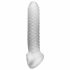 Fat Boy Checker Box - Penis Sleeve (19cm) - Milky White 