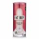 Fat Boy Micro Ribbed - Penis Sleeve (15cm) - Milky White 