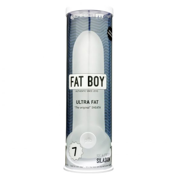 Fat Boy Original Ultra Thick - Penis Sleeve (19cm) - Milky White 