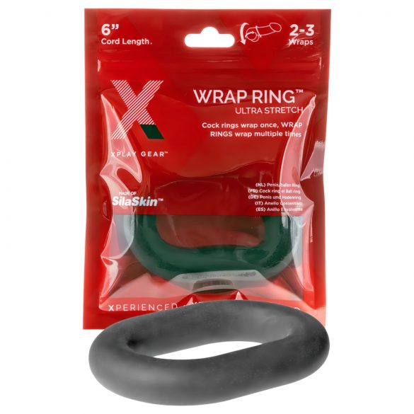 Perfect Fit Ultra Wrap 6 - Thick Penis Ring - Black (15cm)