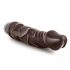 Dr. Skin Vibe No.6 - Realistic Vibrator (Brown) 