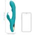 Loveline - butterfly, tongue vibrator (turquoise)