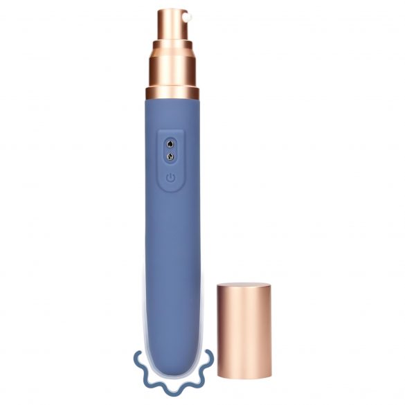 Loveline Travel - Rechargeable Lubricant Holder Vibrator (Pastel Blue)