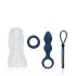 Loveline Explore - Sex Toy Set for Men - 4 Pieces (Blue) 