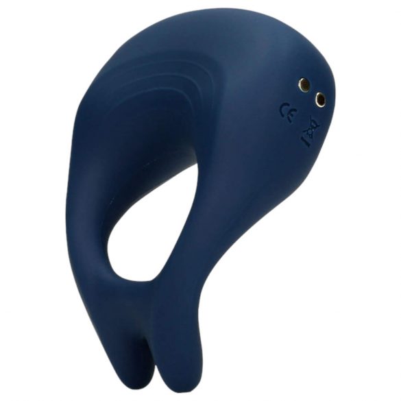 Loveline - Rechargeable Vibrating Cock Ring (Blue) 