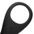 Loveline - Rechargeable, Vibrating Long Penis and Testicle Ring (Black) 