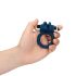 Loveline - Rechargeable Vibrating Cock Ring (Blue) 