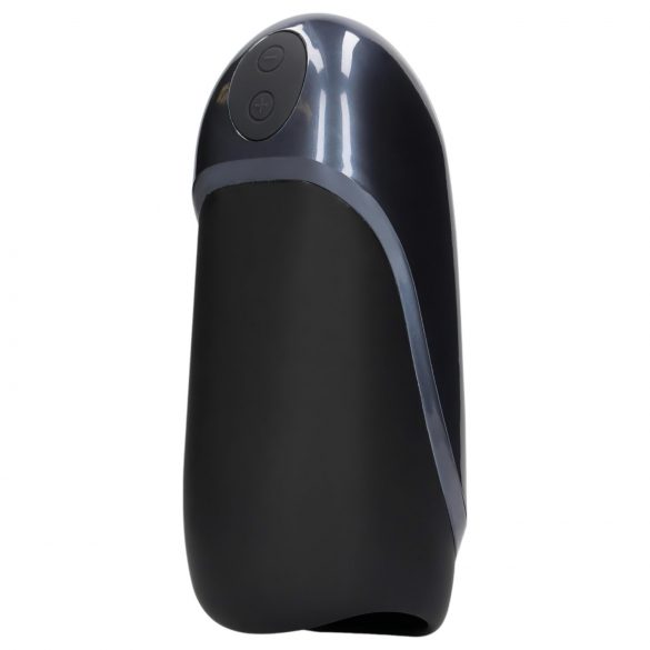 Loveline - Rechargeable, Waterproof Vibrating Masturbator (Black) 