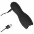 Loveline - Rechargeable Vibrating Masturbator (Black) 