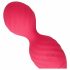 Loveline - Rechargeable, Ribbed, Radio-Controlled Vibrating Love Egg (Pink) 